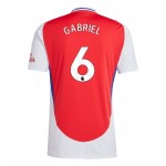 Nogometni Dresovi Arsenal Gabriel 6 Domaći 2024-25 Kratkih Rukava